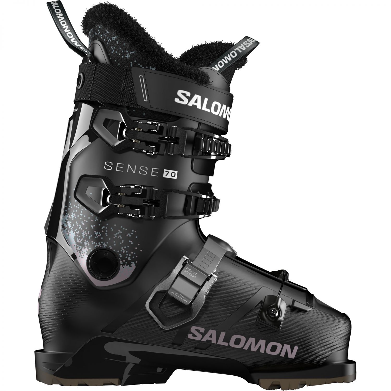 Salomon Sense 70 GW, scarponi da sci, donna, nero