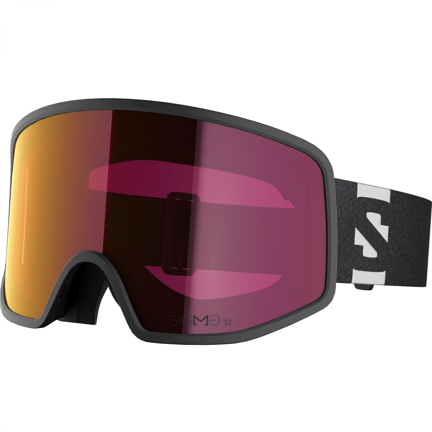 Salomon Sentry Pro OTG Sigma, masque de ski, noir