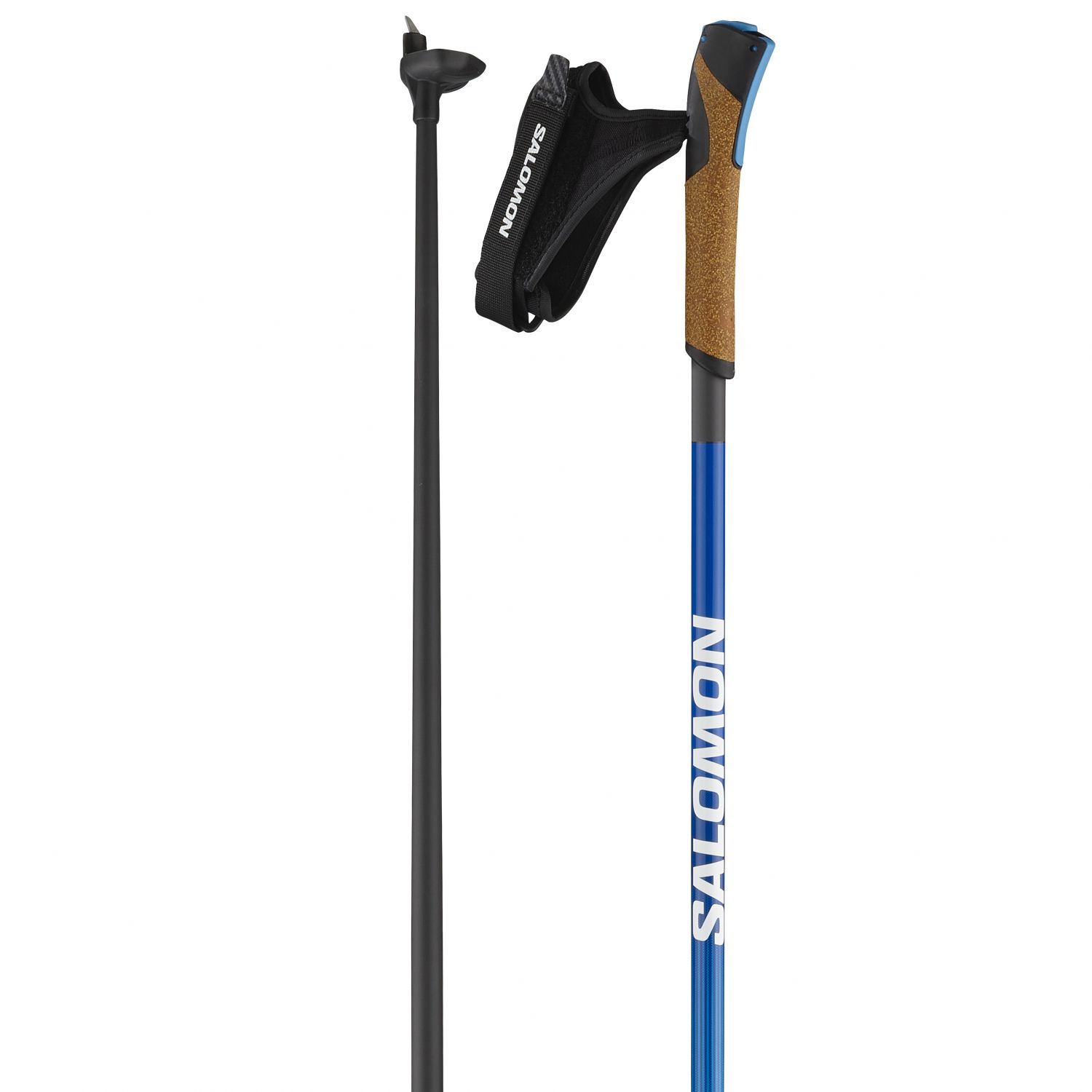 Salomon S/MAX Carbon Click, langlaufpalen, blauw
