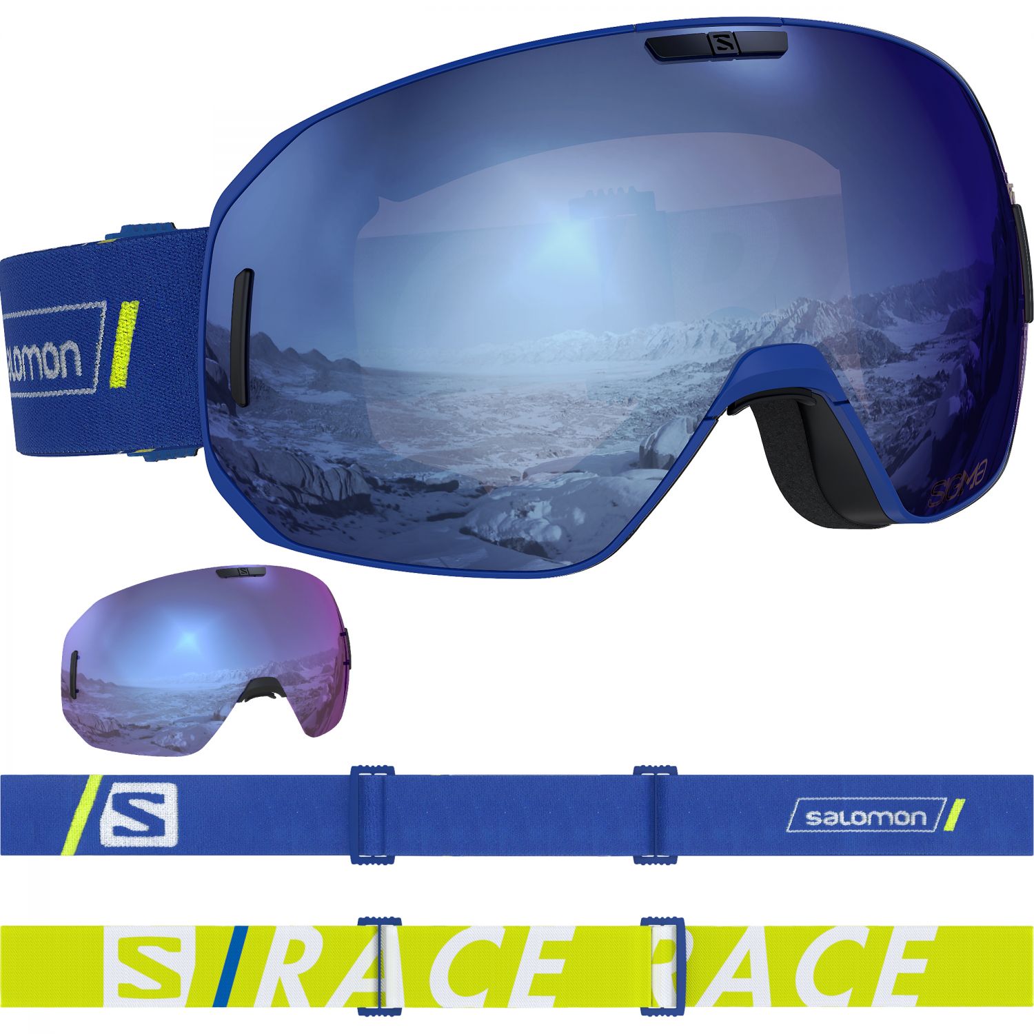 Salomon S/MAX Sigma, skibriller, blå