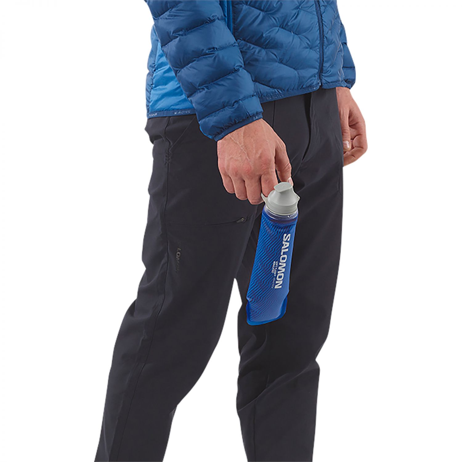 Salomon Soft Flask Borraccia isolata, 400 ml, blu