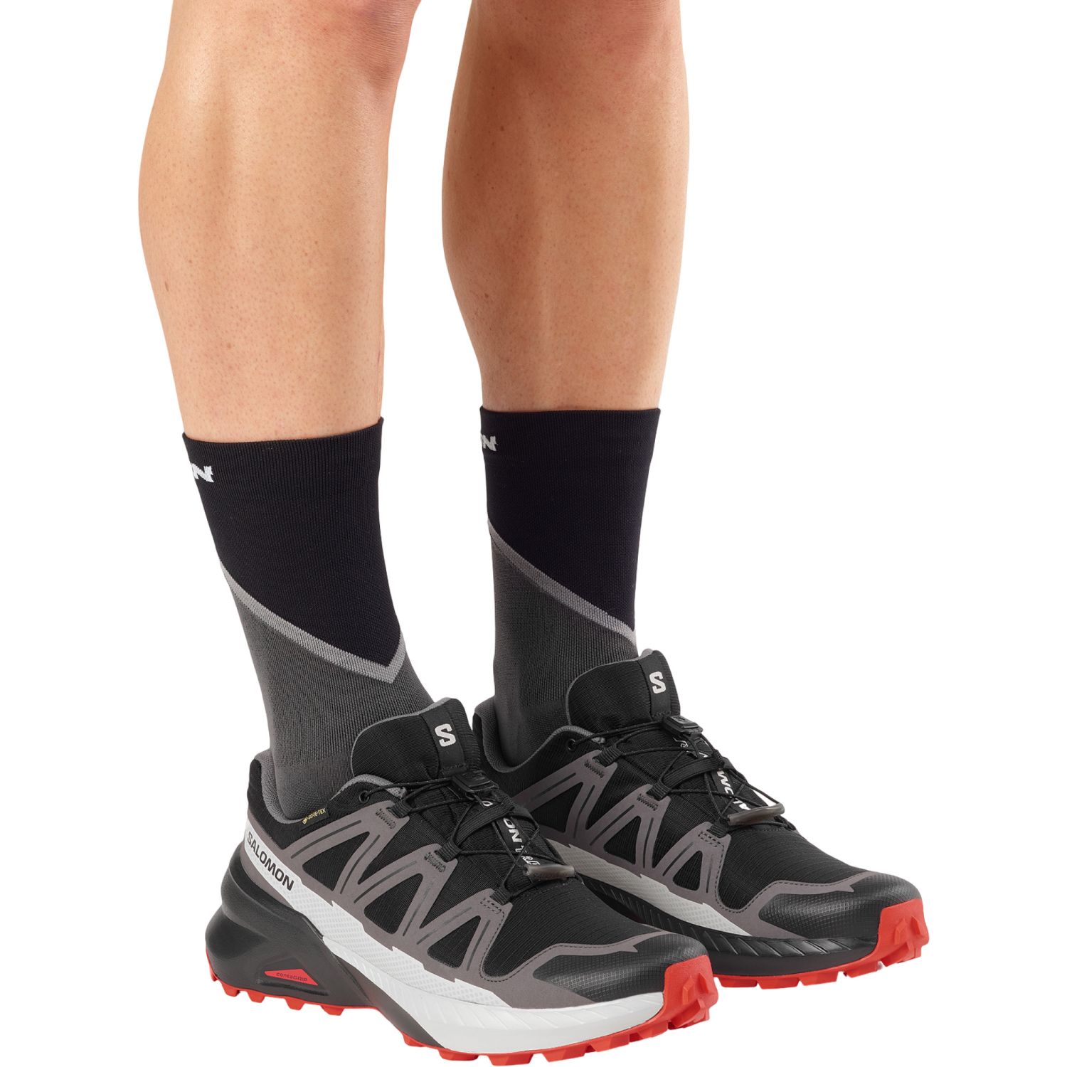 Salomon Speedcross Peak GTX, Trailschuh, Herren, schwarz/weiß