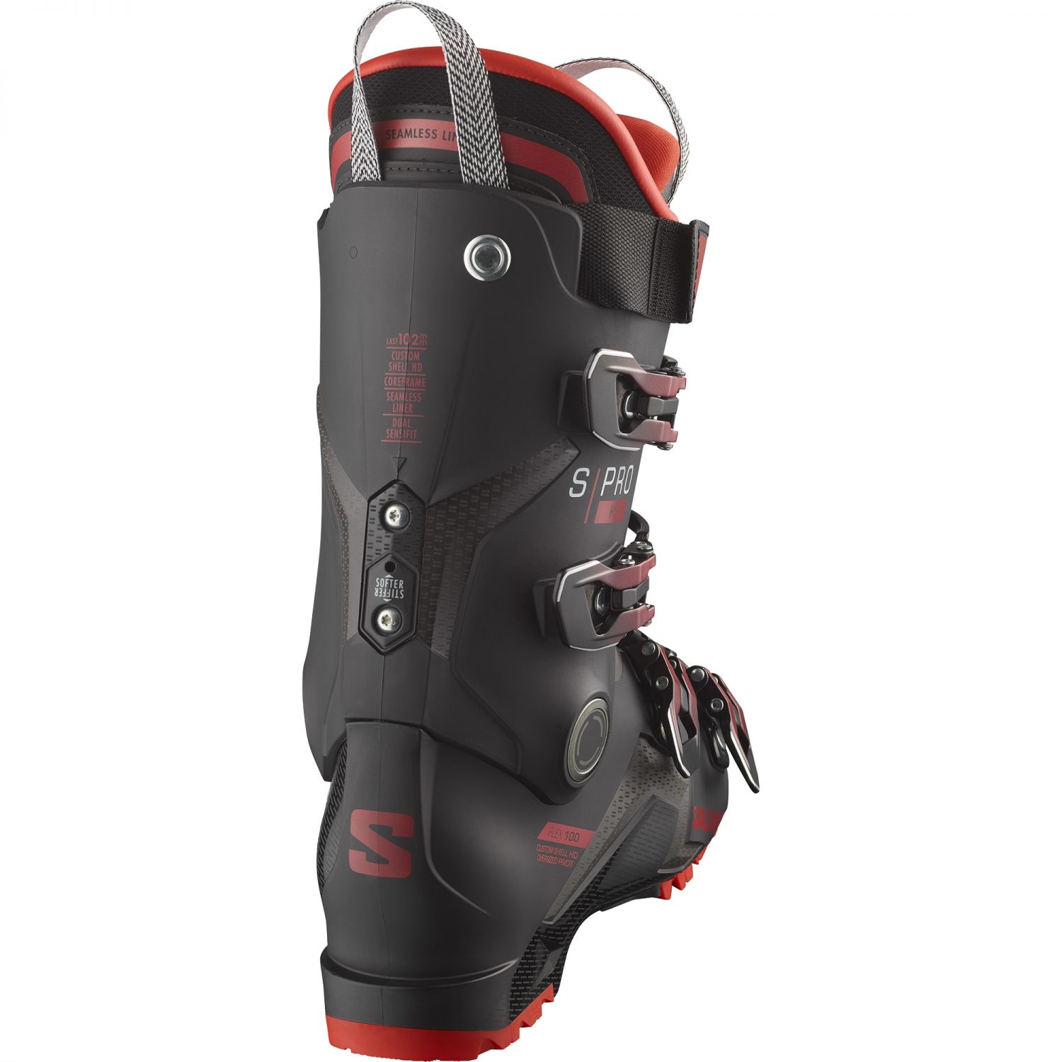 Salomon S/PRO HV 100 GW, ski boots, men, black/red/beluga
