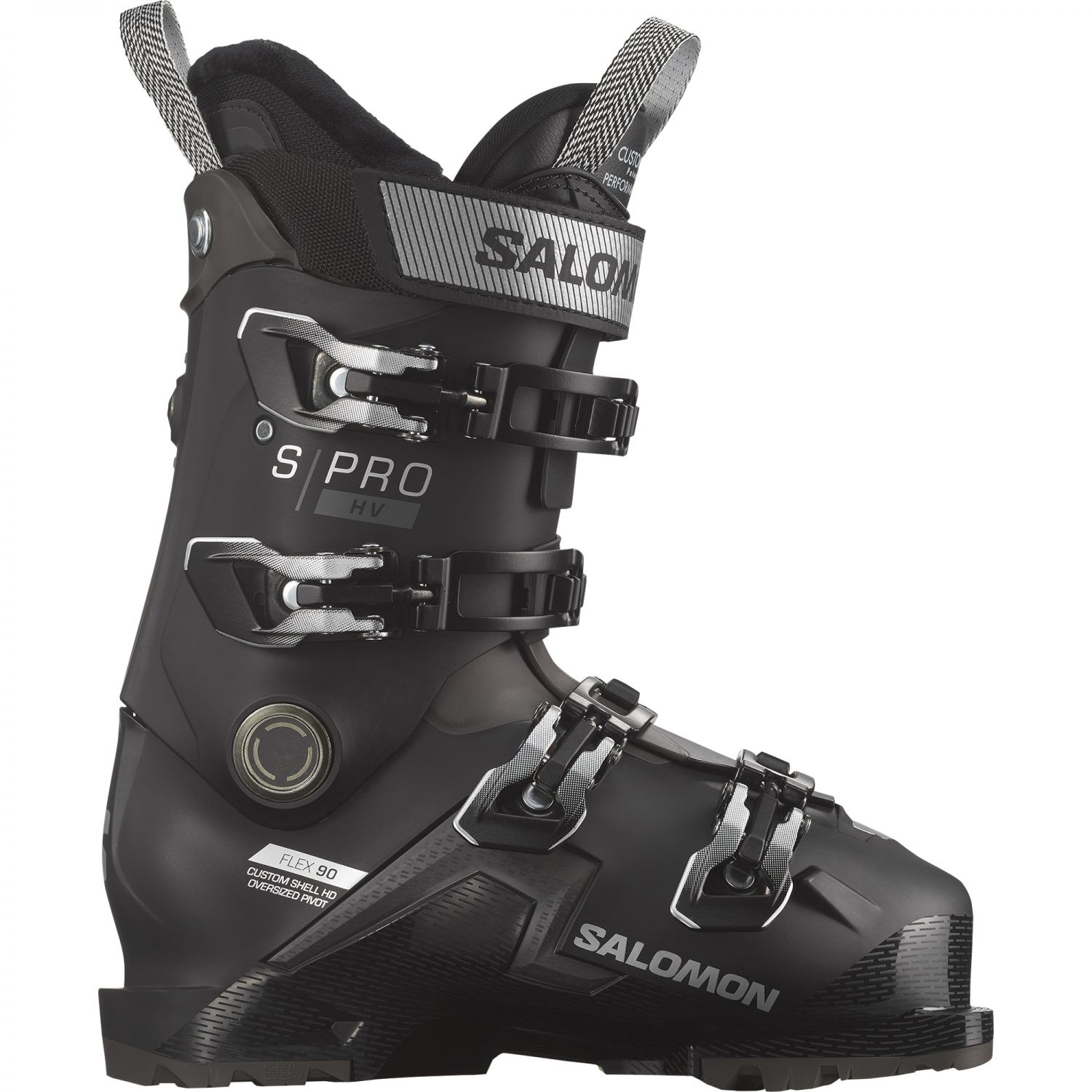 Salomon S/PRO HV 90 GW, buty narciarskie, damskie, czarny/srebrny