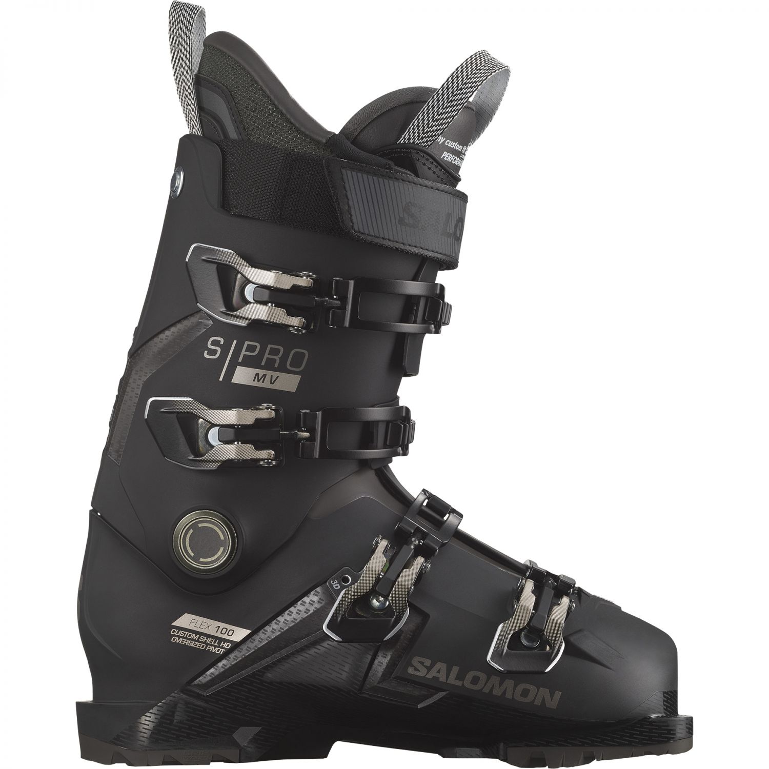 Salomon S/PRO MV 100 GW, buty narciarskie, męskie, czarny/srebrny/biały