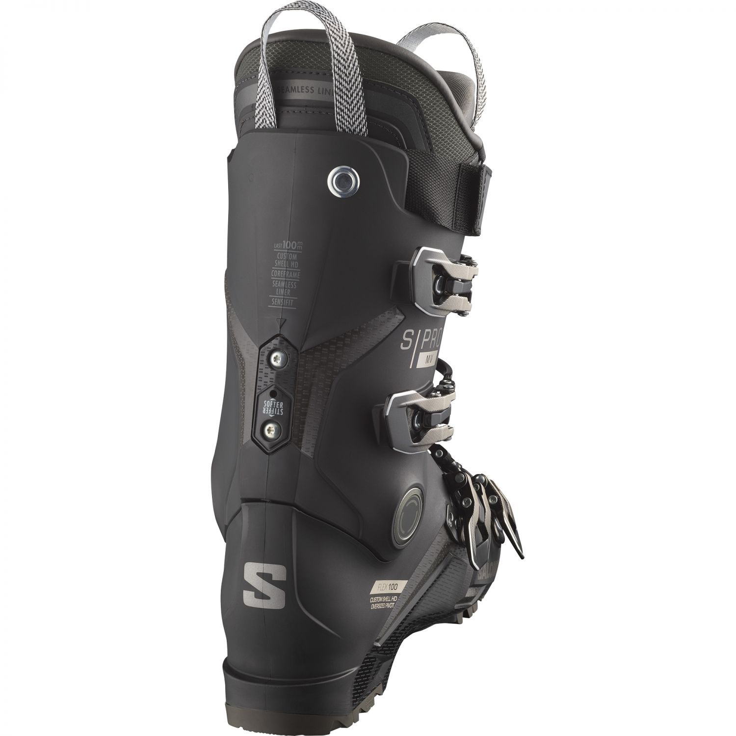 Salomon S/PRO MV 100 GW, scarponi da sci, uomo, nero/argento/bianco