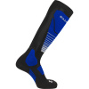 Salomon S/Pro ski socks, black/dazzling blue/white