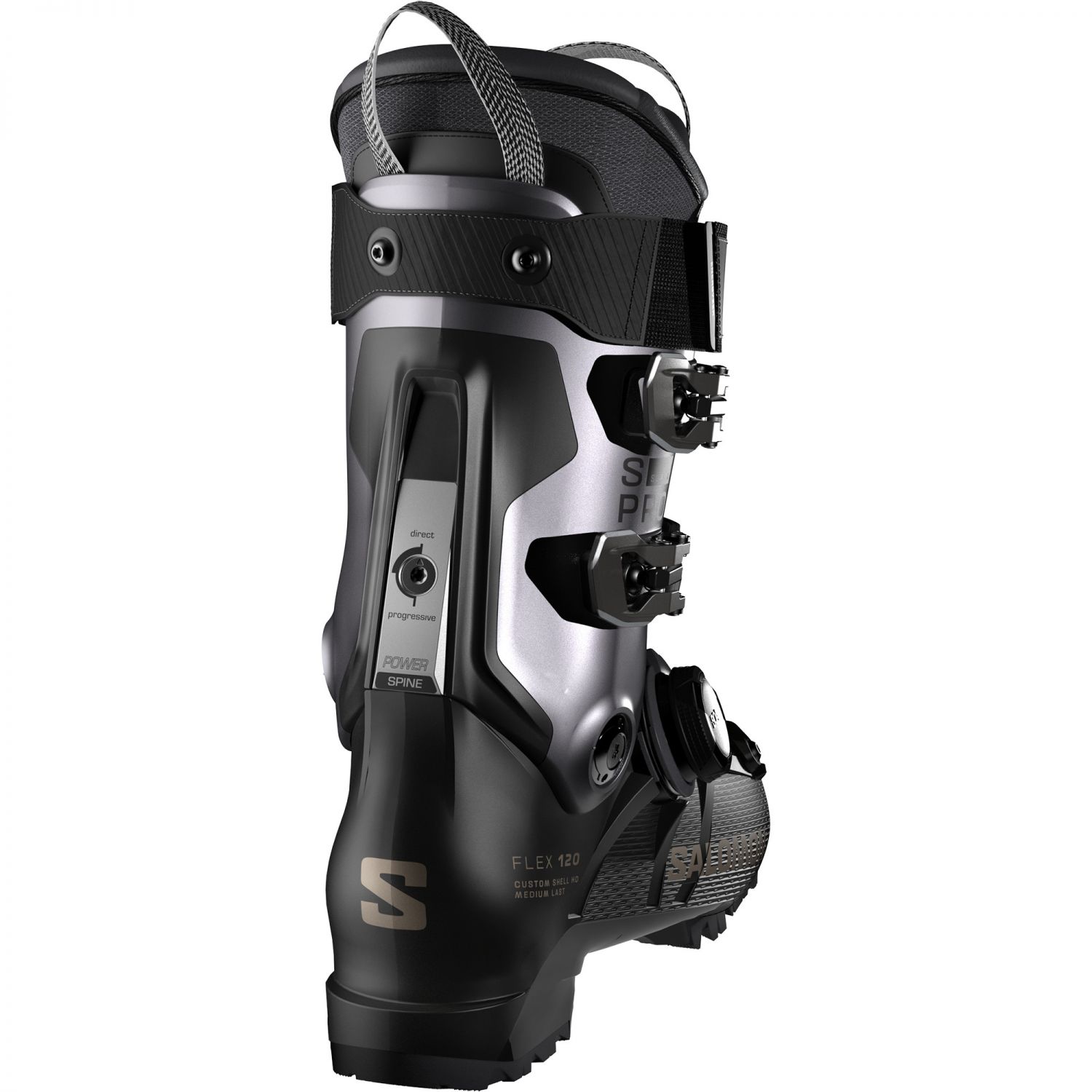 Salomon S/Pro Supra BOA 120 GW, ski boots, men, black/beluga metal/titanium metal pd