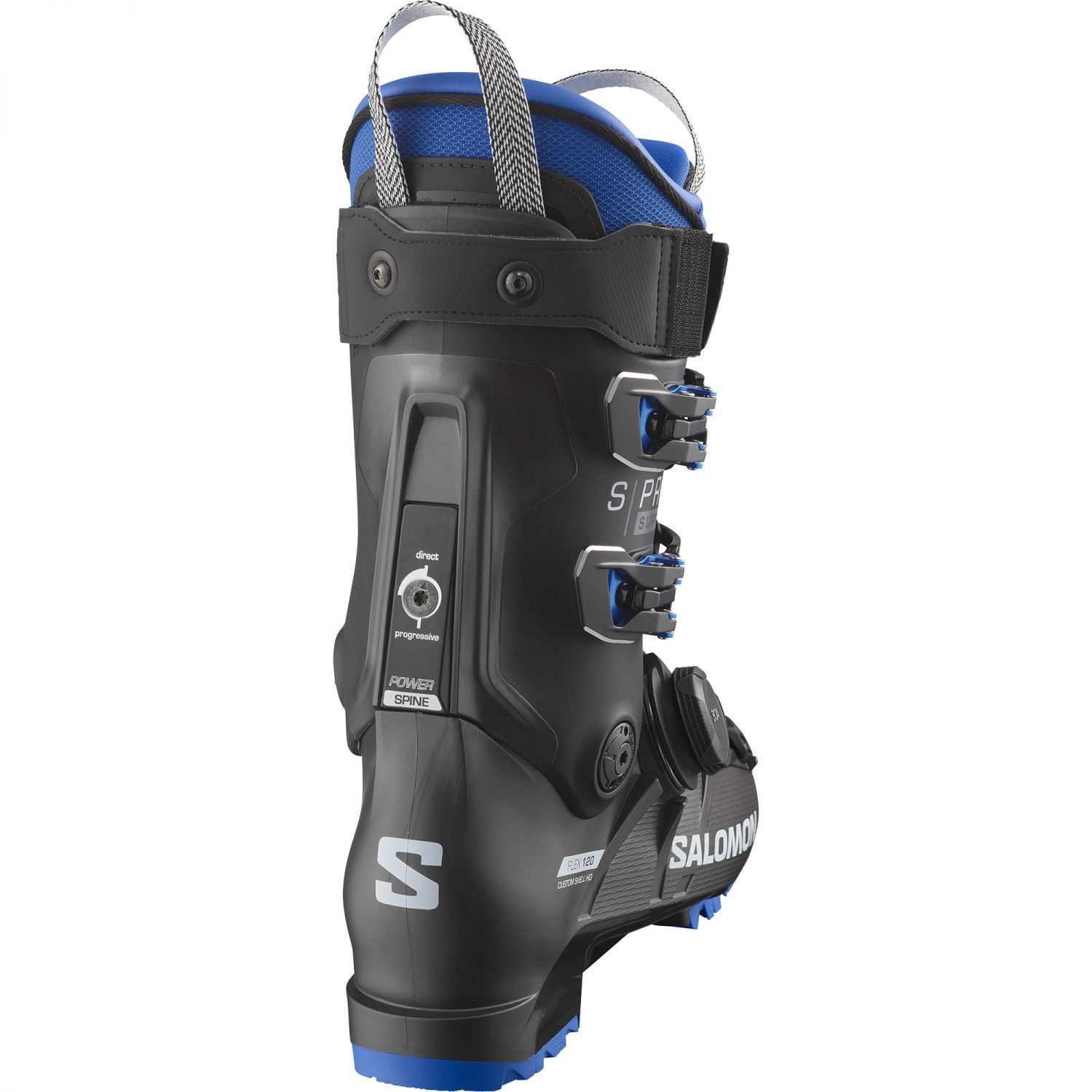 Salomon S/Pro Supra BOA Blue 120 GW, laskettelumonot, miesten, musta/sininen