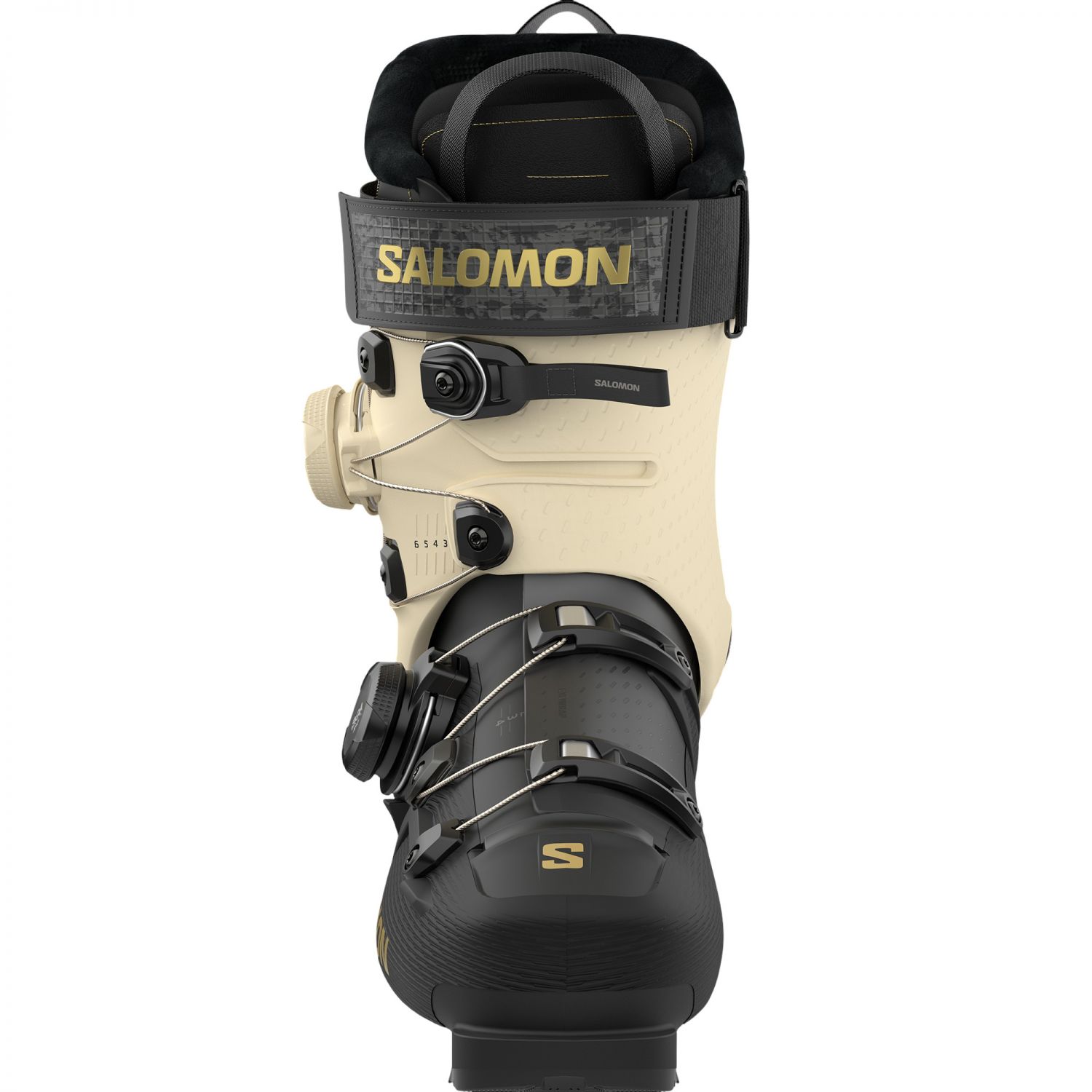 Salomon S/Pro Supra Dual Boa 105W, lyžiarske topánky, dámske, čierna/žltá
