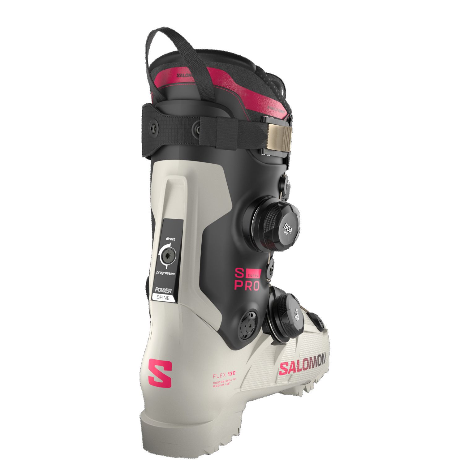 Salomon S/PRO SUPRA DUAL BOA 130, lyžařské boty, pánské, šedo/černé