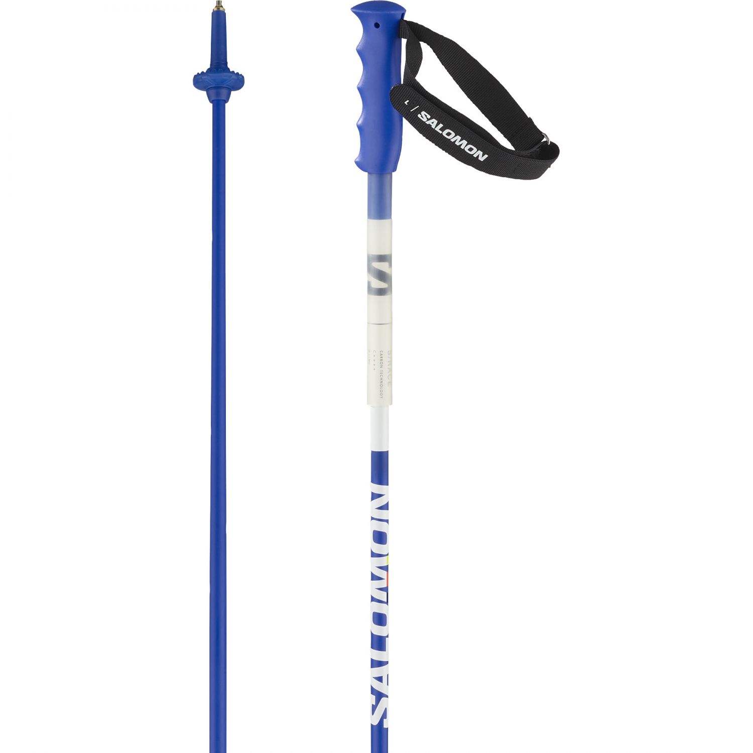 Salomon S/Race Carbon, bastoncini da sci, blu