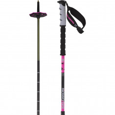Salomon Steep Pro Vario S3, skistokken, zwart/pink