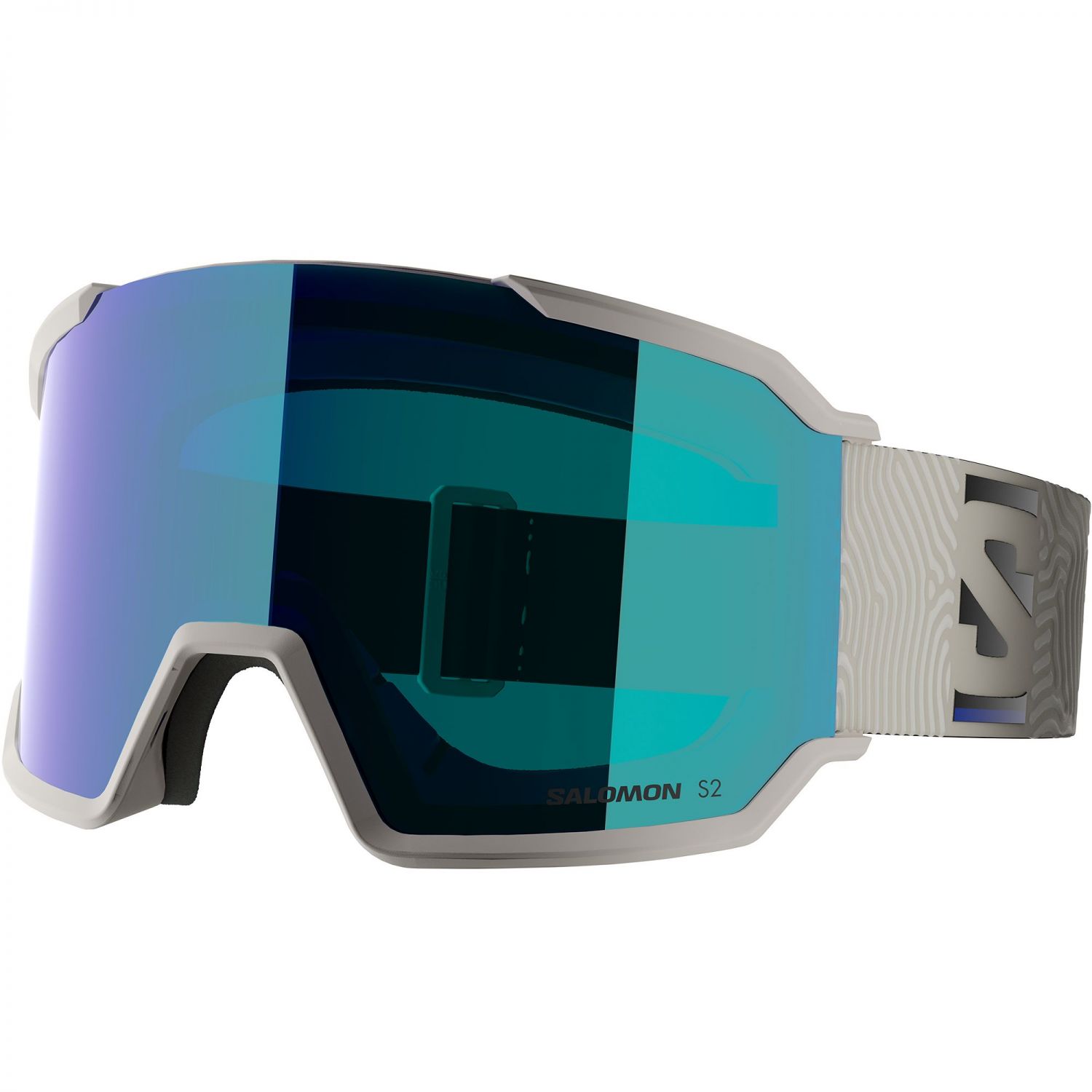 Salomon S/View 3, masque de ski, beige