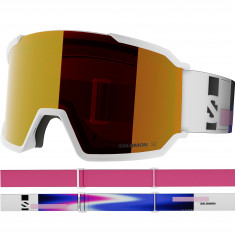 Salomon S/View 3, ski goggles, white (addikt)