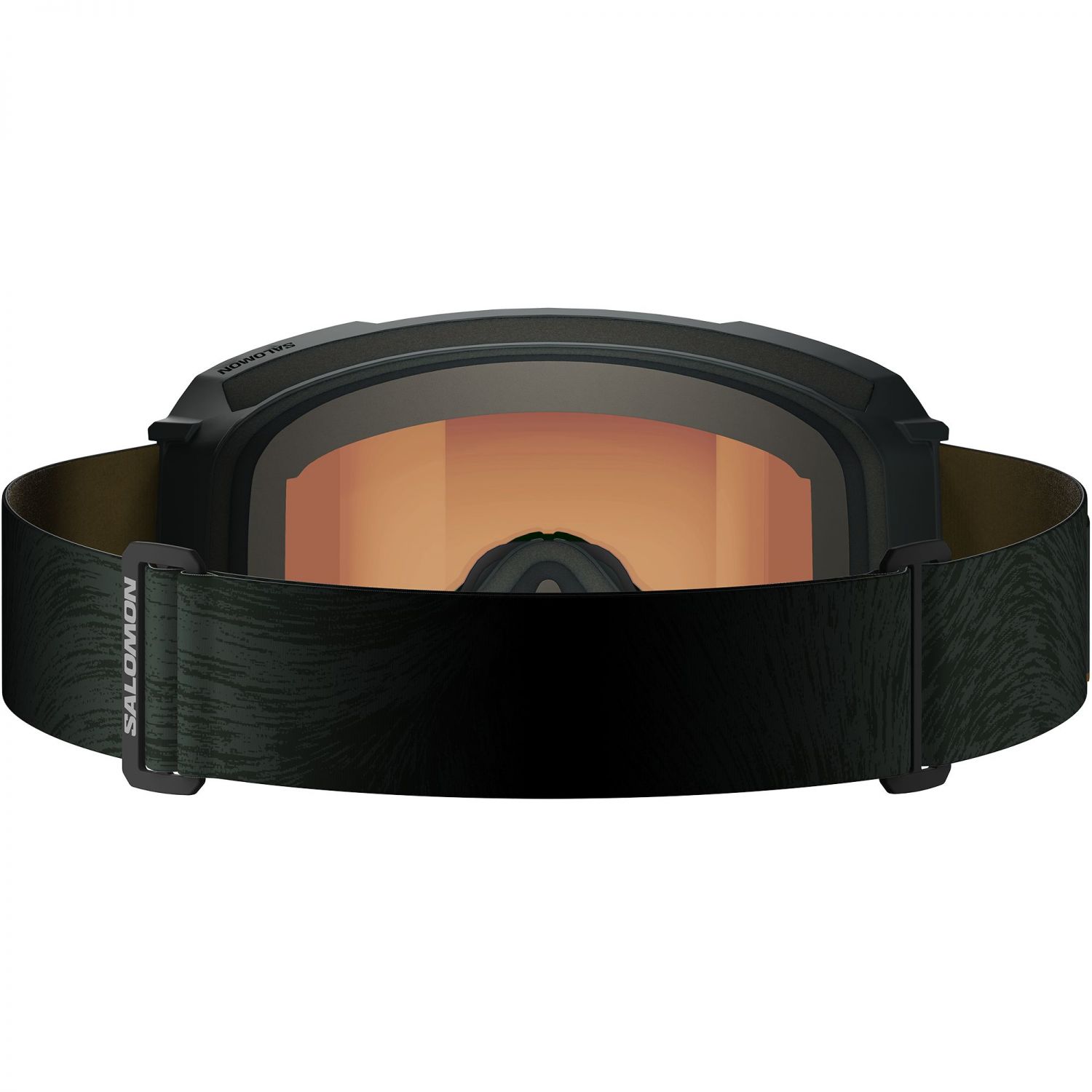 Salomon S/View 3, Skibrille, dunkelgrün