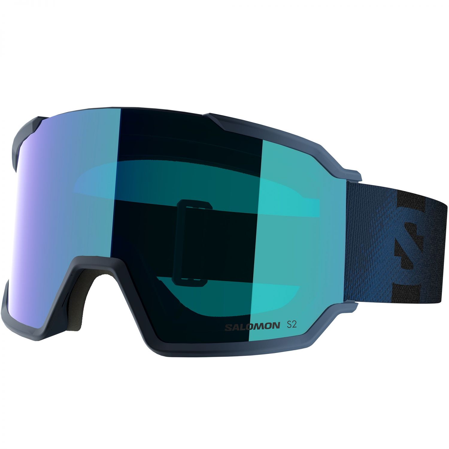 Salomon S/View 3, skibriller, mørkeblå