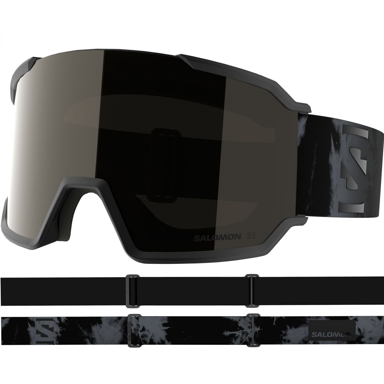 Salomon S/View 3, skibriller, sort