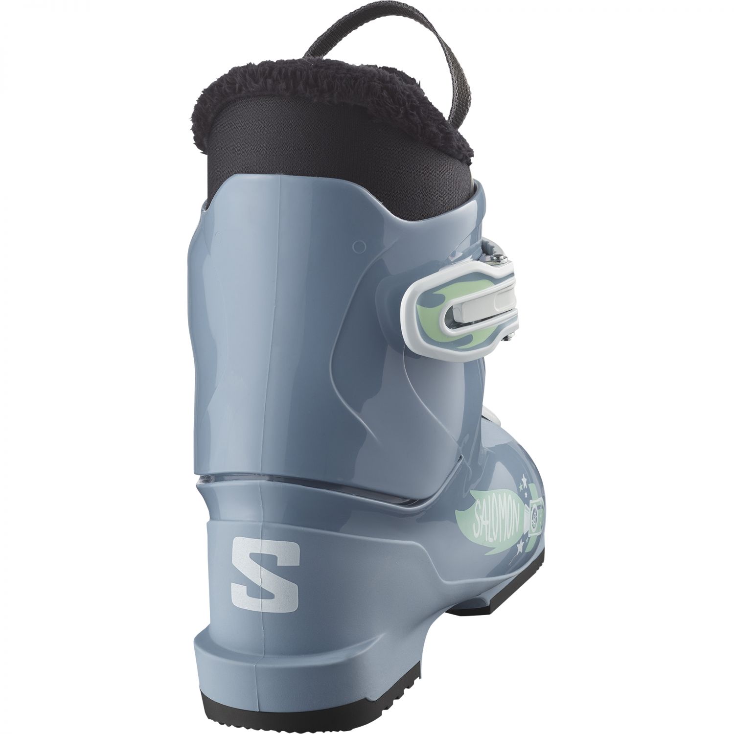 Salomon T1, chaussures de ski, børn, bleu clair