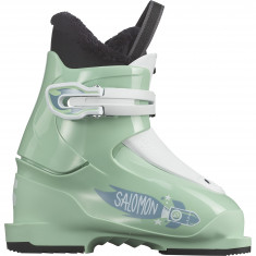 Salomon T1, skischoenen, kinderen, lichtgroen