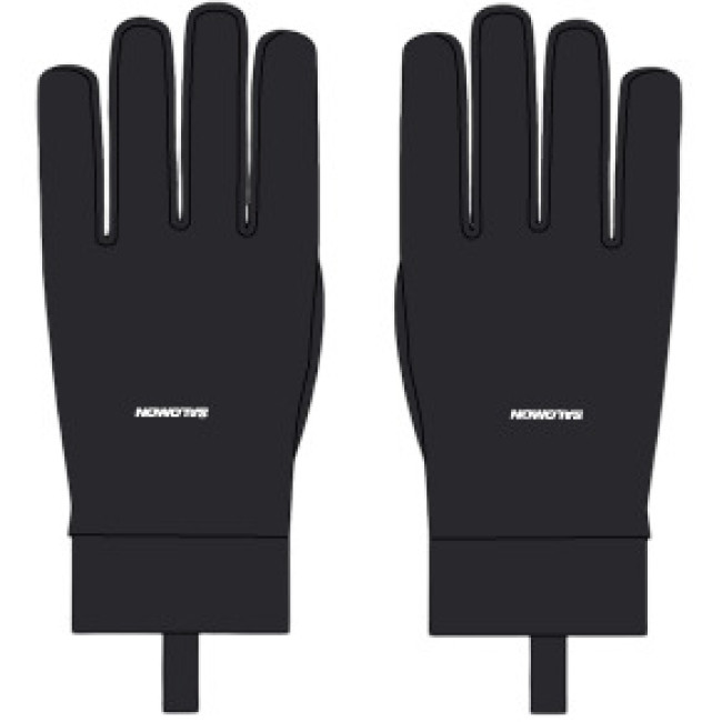 Salomon Tech Softshell, Laufhandschuh, schwarz