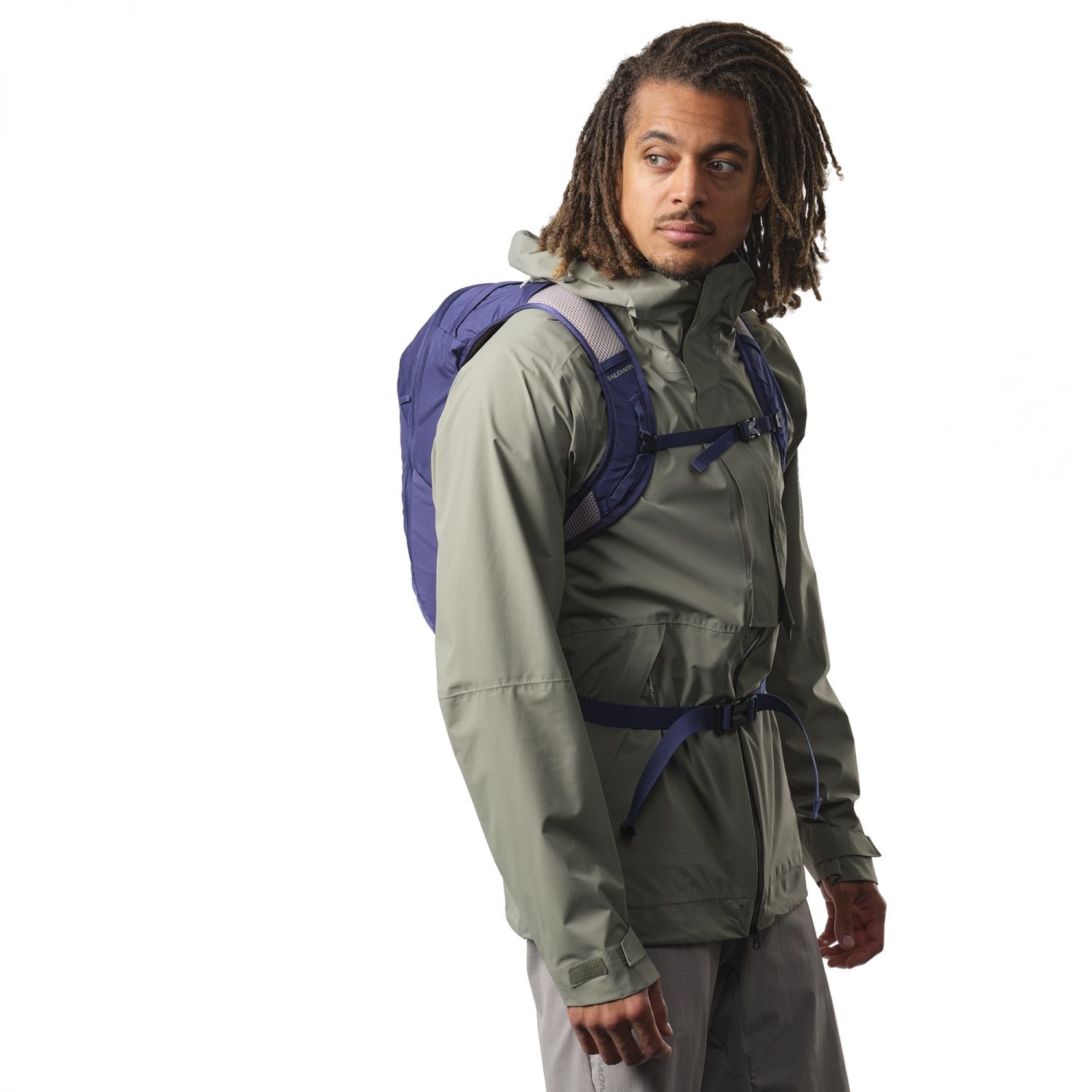 Salomon Trailblazer 10, backpack, mazarine blue/ghost gray