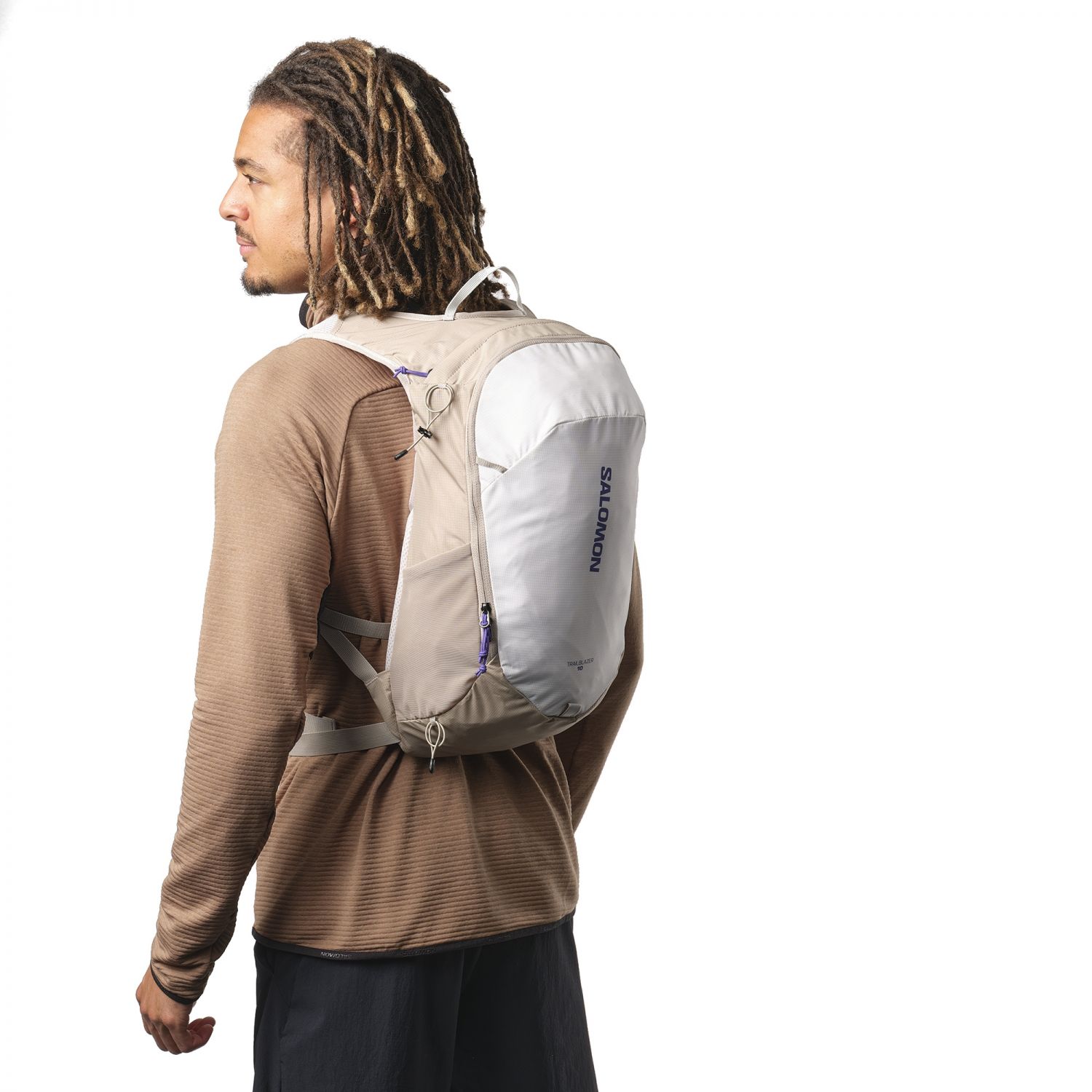 Salomon Trailblazer 10, backpack, vintage khaki/glacier gray