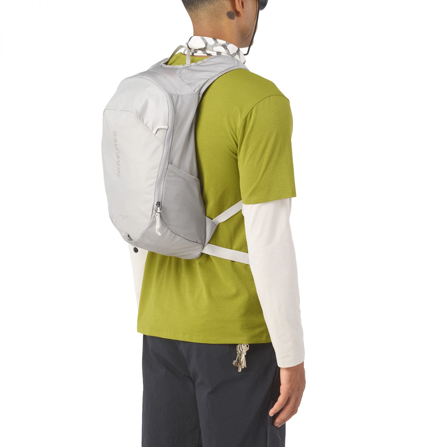 Salomon Trailblazer 10, batoh, šedá/strieborná