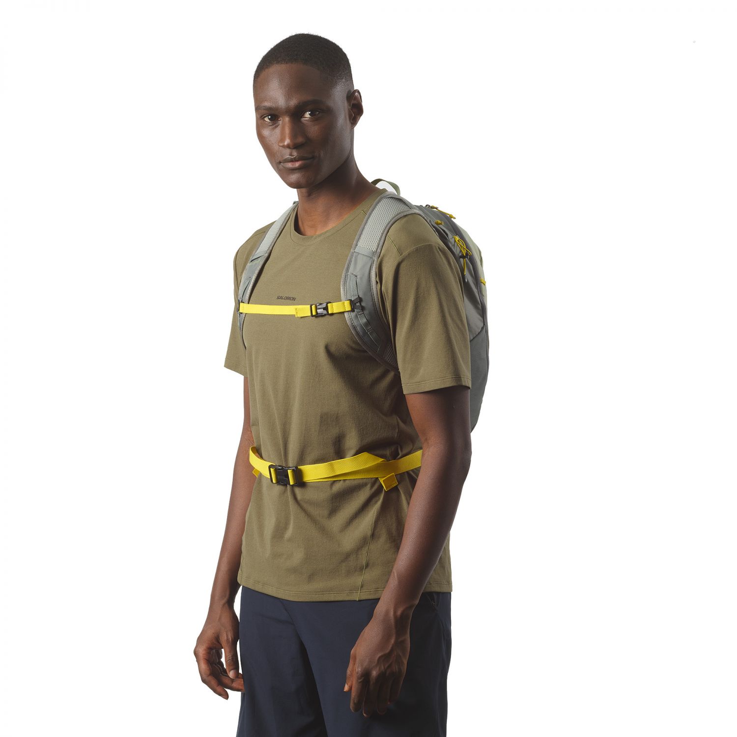 Salomon Trailblazer 10, mochila, cinza claro