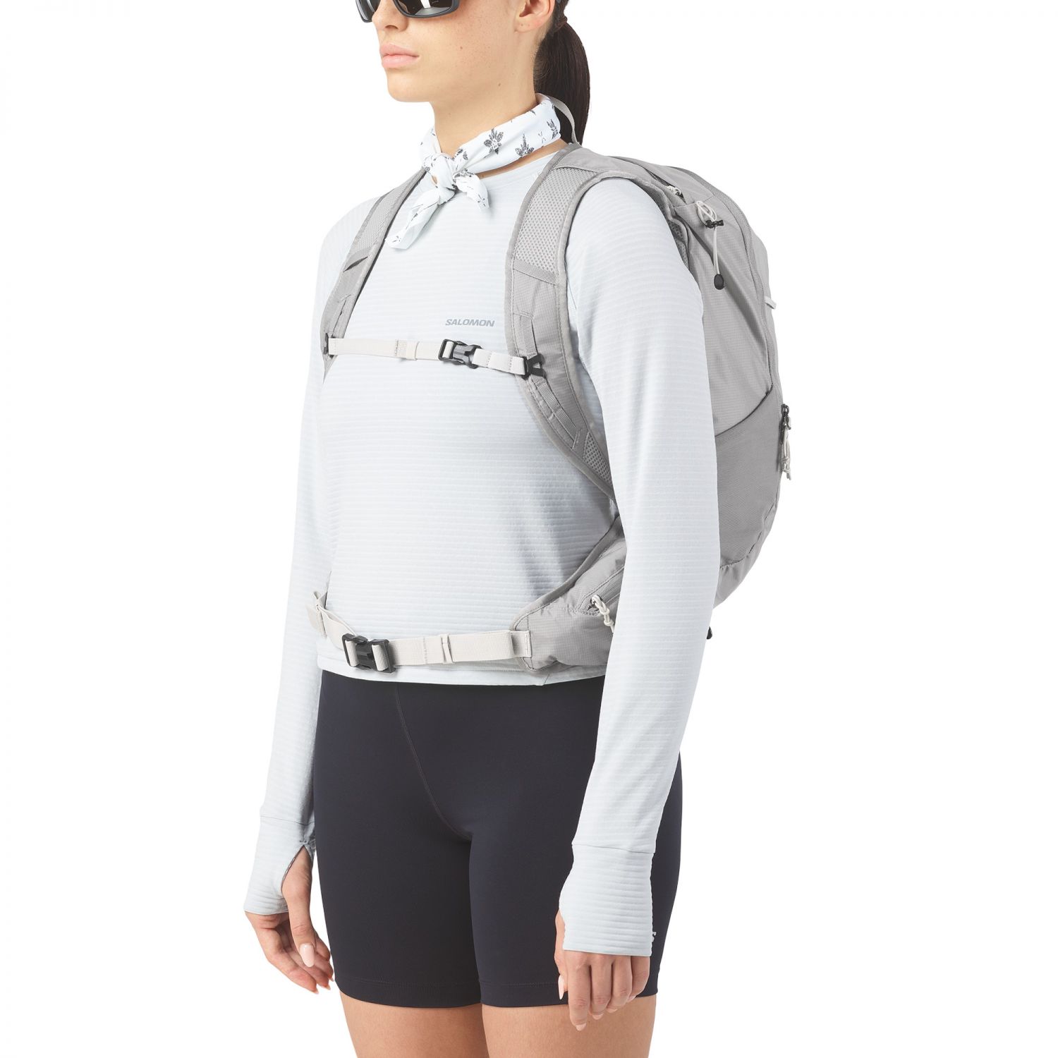 Salomon Trailblazer 20, batoh, šedá/strieborná