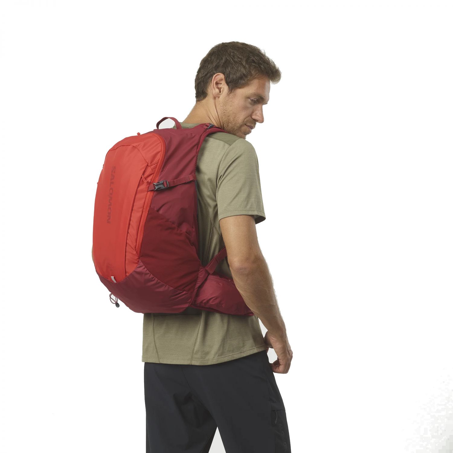 Salomon Trailblazer 30, backpack, aurora red/biking orange