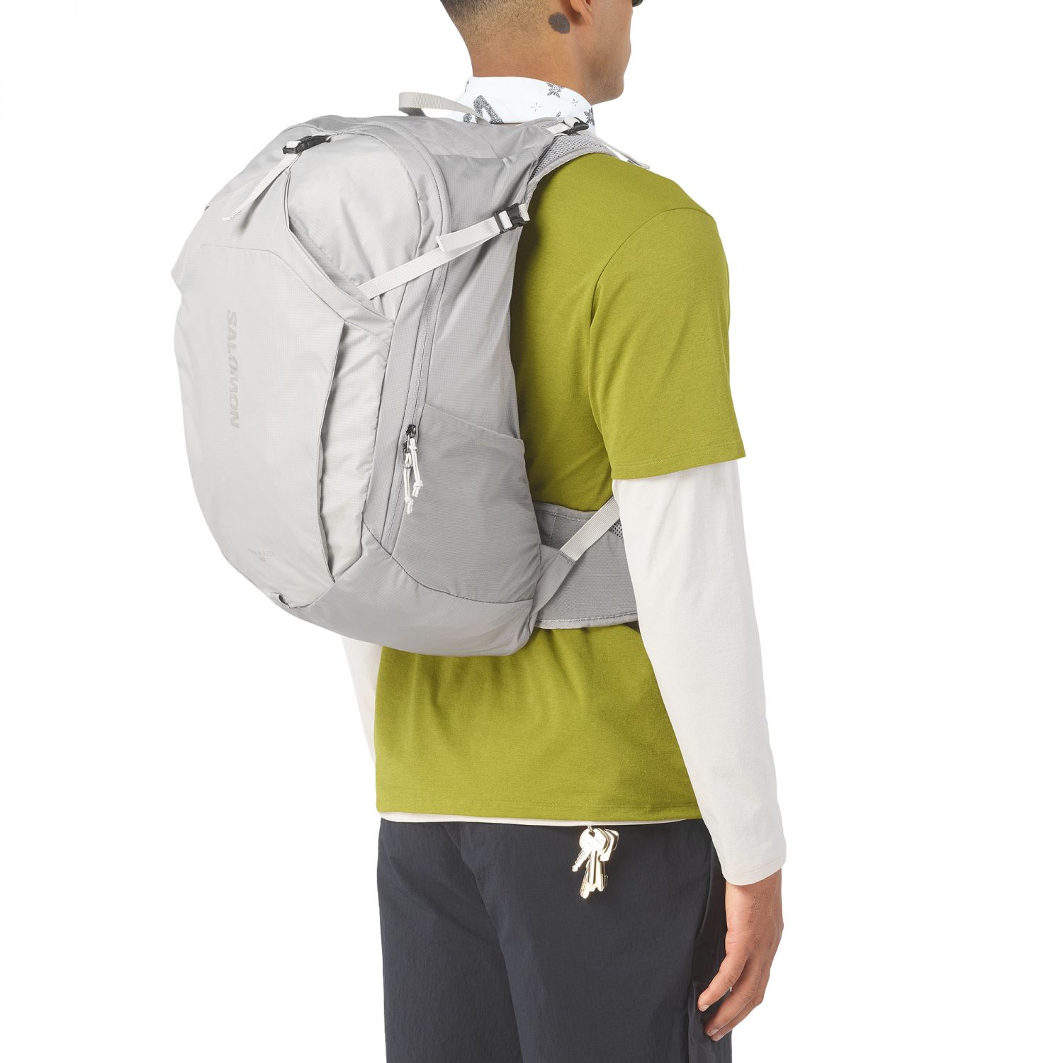 Salomon Trailblazer 30, batoh, šedá/strieborná