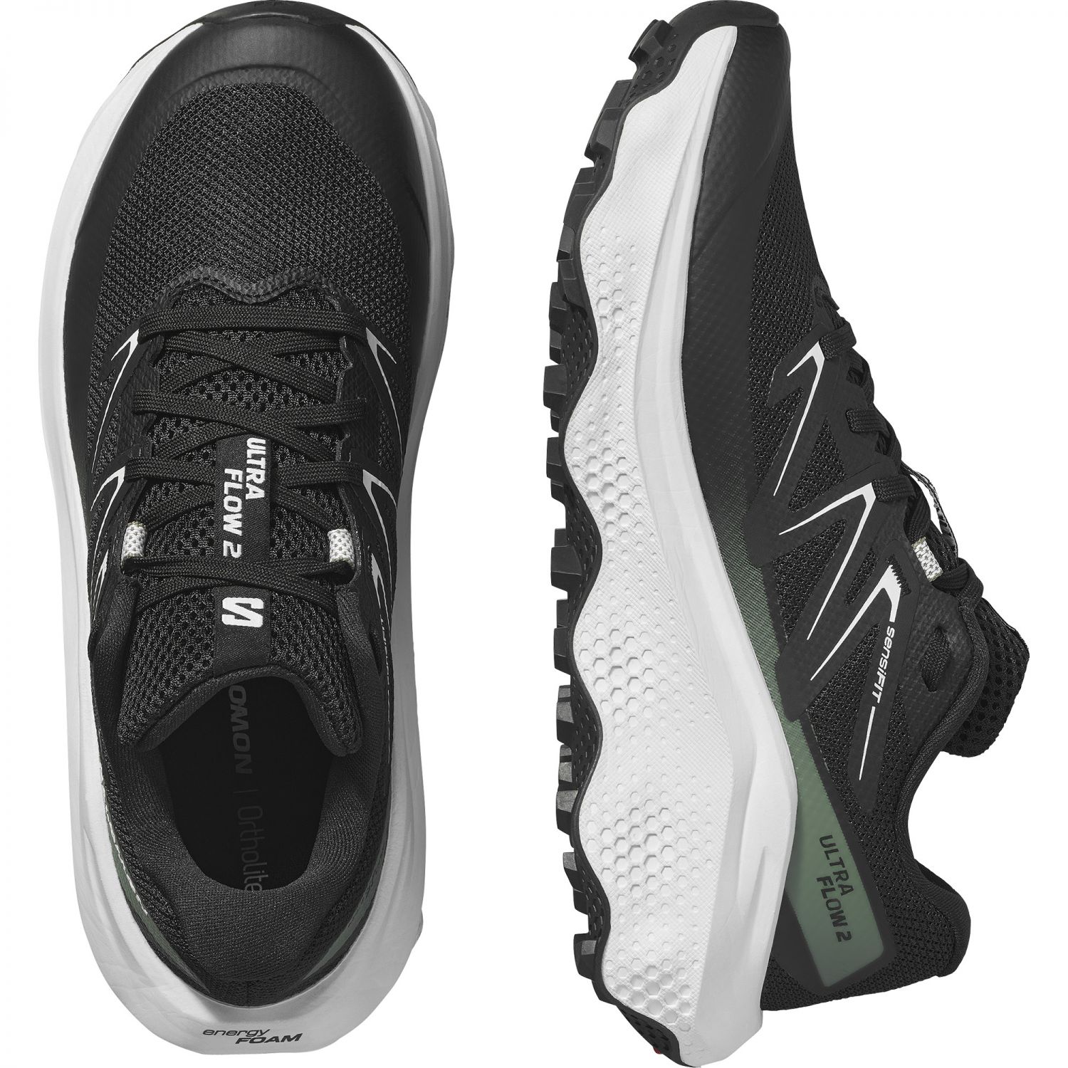 Salomon Ultra Flow 2, b?žecké boty, dámské, ?erná/bílá