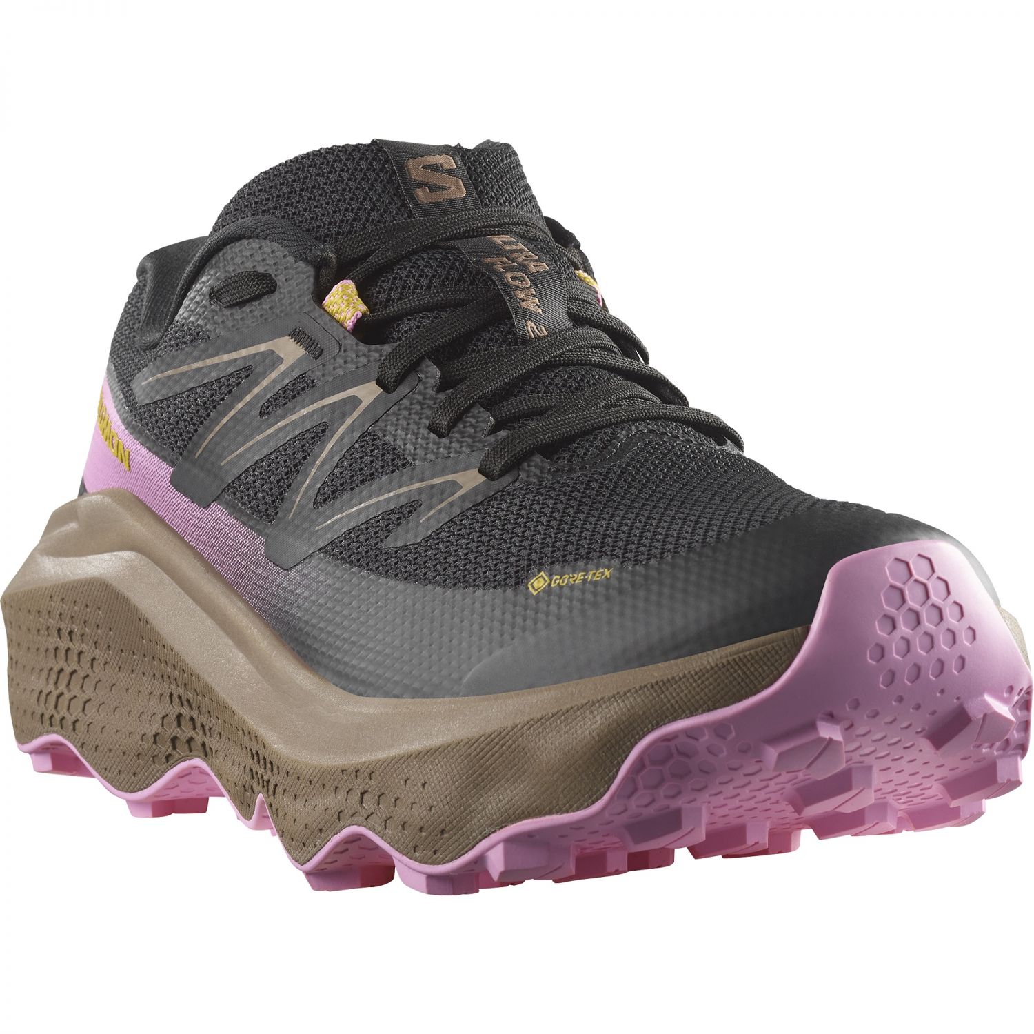Salomon Ultra Flow 2 GTX, Trailrunningschuhe, Damen, schwarz/lila