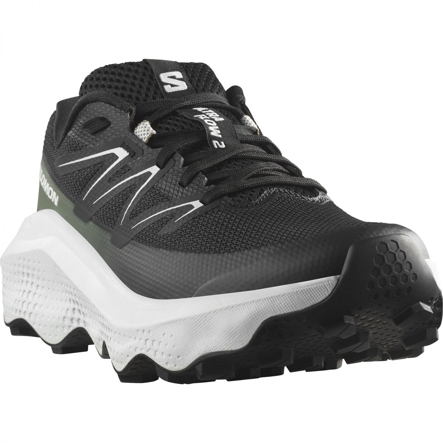 Salomon Ultra Flow 2, Laufschuhe, Damen, schwarz/weiß