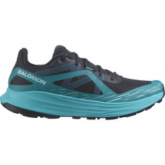 Salomon Ultra Flow, trail shoes, men, carbon/tahitian tide/deep dive