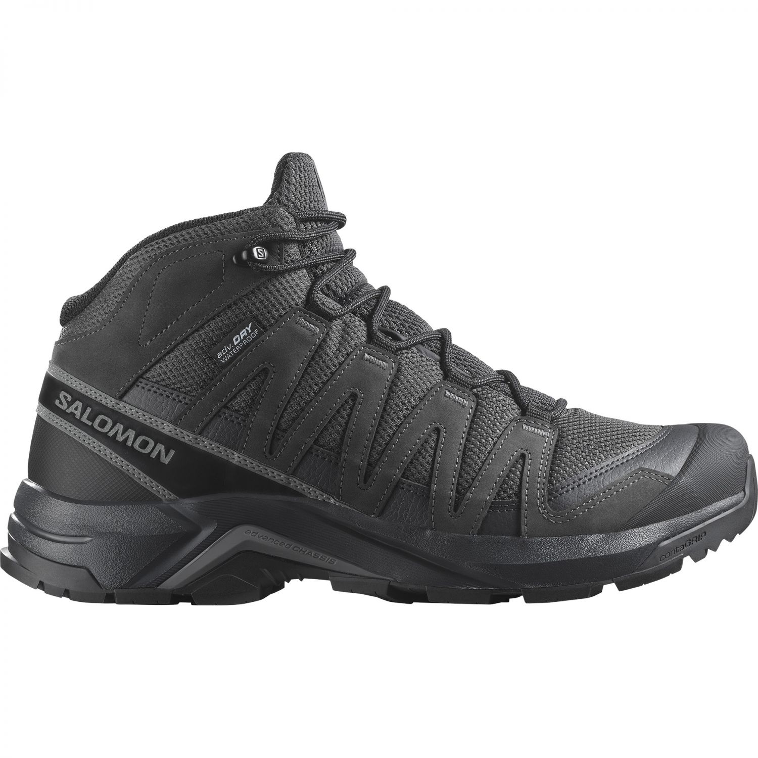 Salomon X-Adventure Recon MID GTX, hiking shoes, men, asphalt/phantom/castlerock