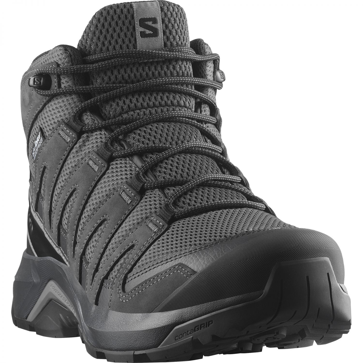 Salomon X-Adventure Recon MID GTX, hiking shoes, men, asphalt/phantom/castlerock