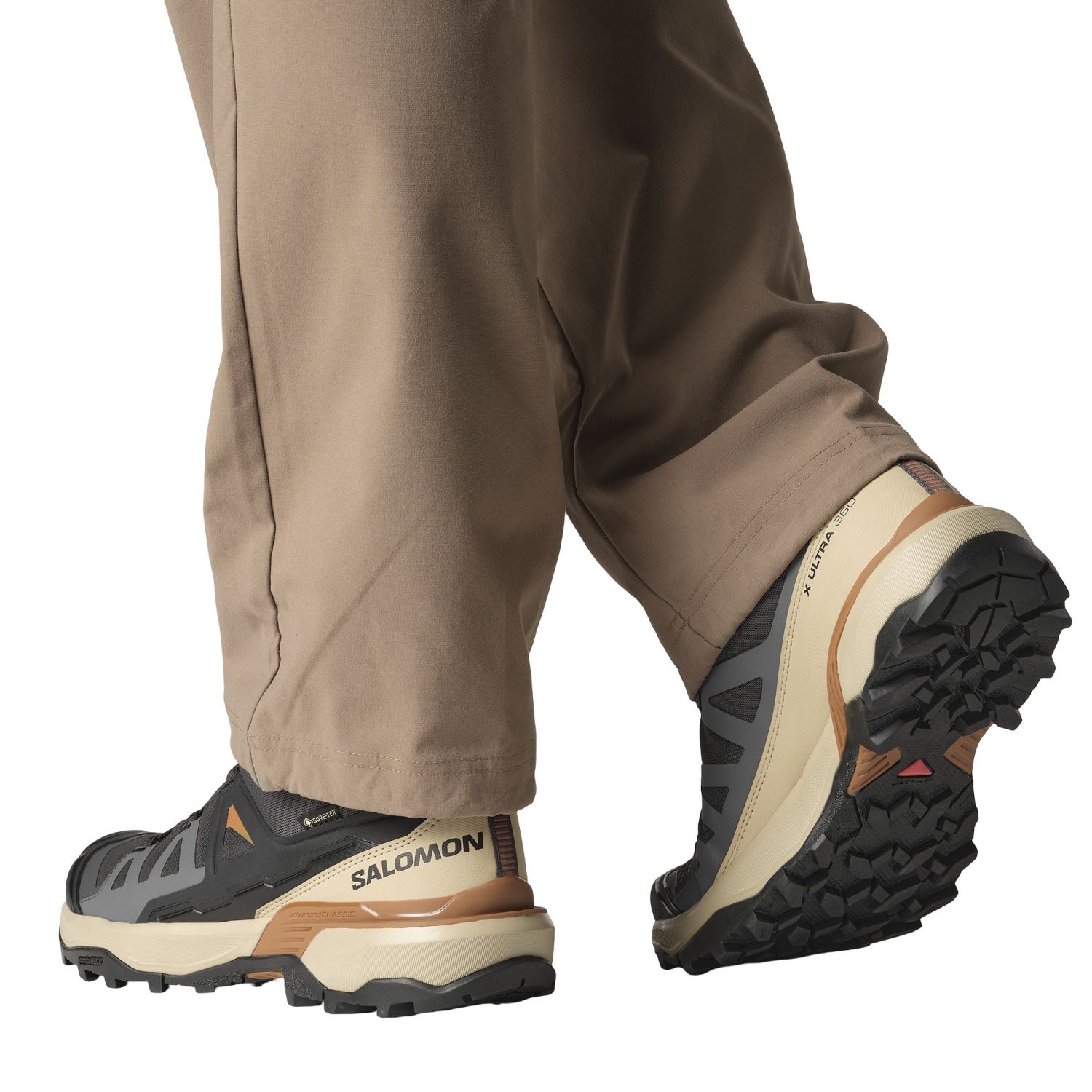 Salomon X Ultra 360 GTX, turistická obuv, pánska, hnedá/béžová