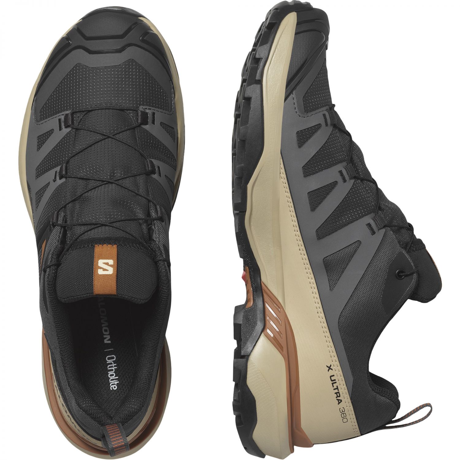 Salomon X Ultra 360 GTX, turistická obuv, pánska, hnedá/béžová