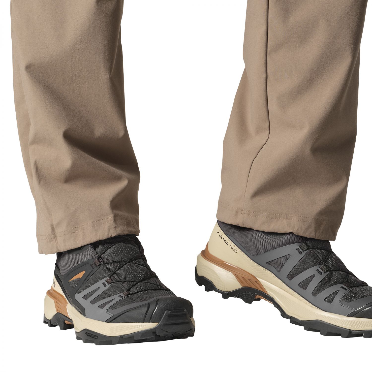 Salomon X Ultra 360 GTX, turistická obuv, pánska, hnedá/béžová
