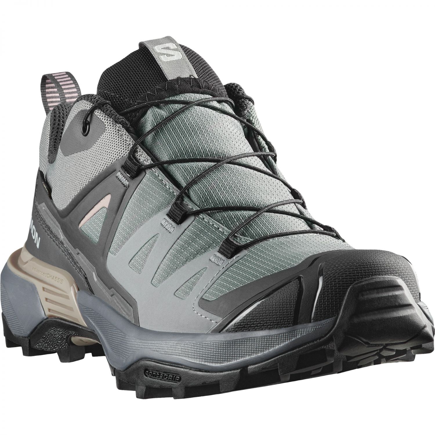 Salomon X Ultra 360 GTX W, pantofi de drumeție, femei, verde