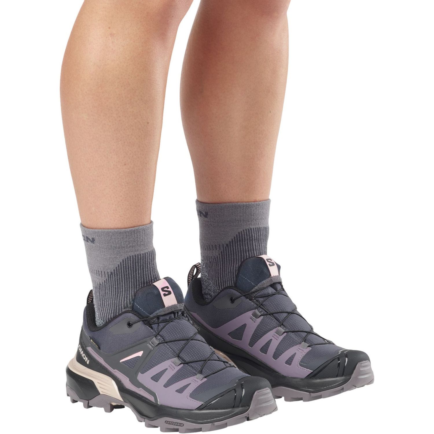 Salomon X Ultra 360 GTX W, Vandringssko, Dam, Grå