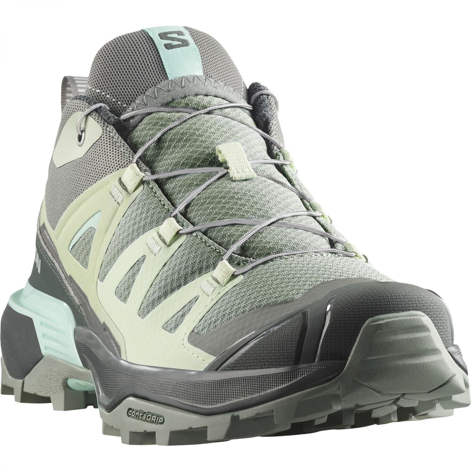 Salomon X Ultra 360, hiking shoes, women, green