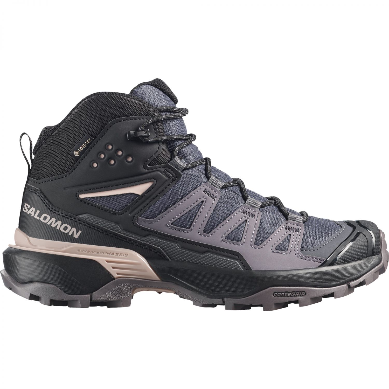 Salomon X Ultra 360 Mid GTX W 9, buty trekkingowe, damskie, szare