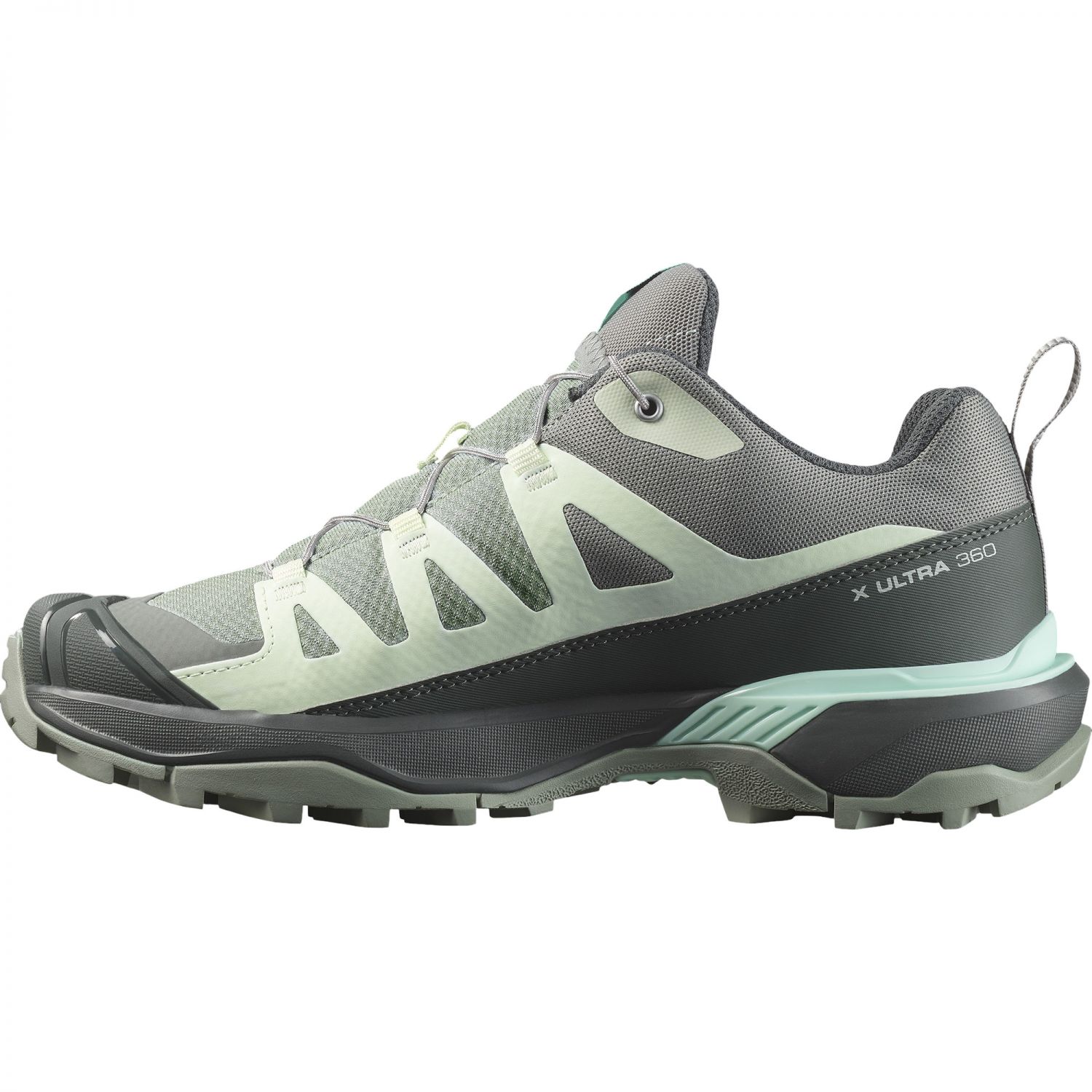 Salomon X Ultra 360, pantofi de drumeție, femei, verde