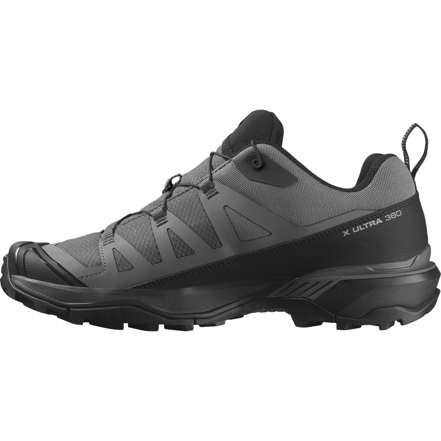 Salomon X Ultra 360, sapatos de caminhada, homens, preto/prata