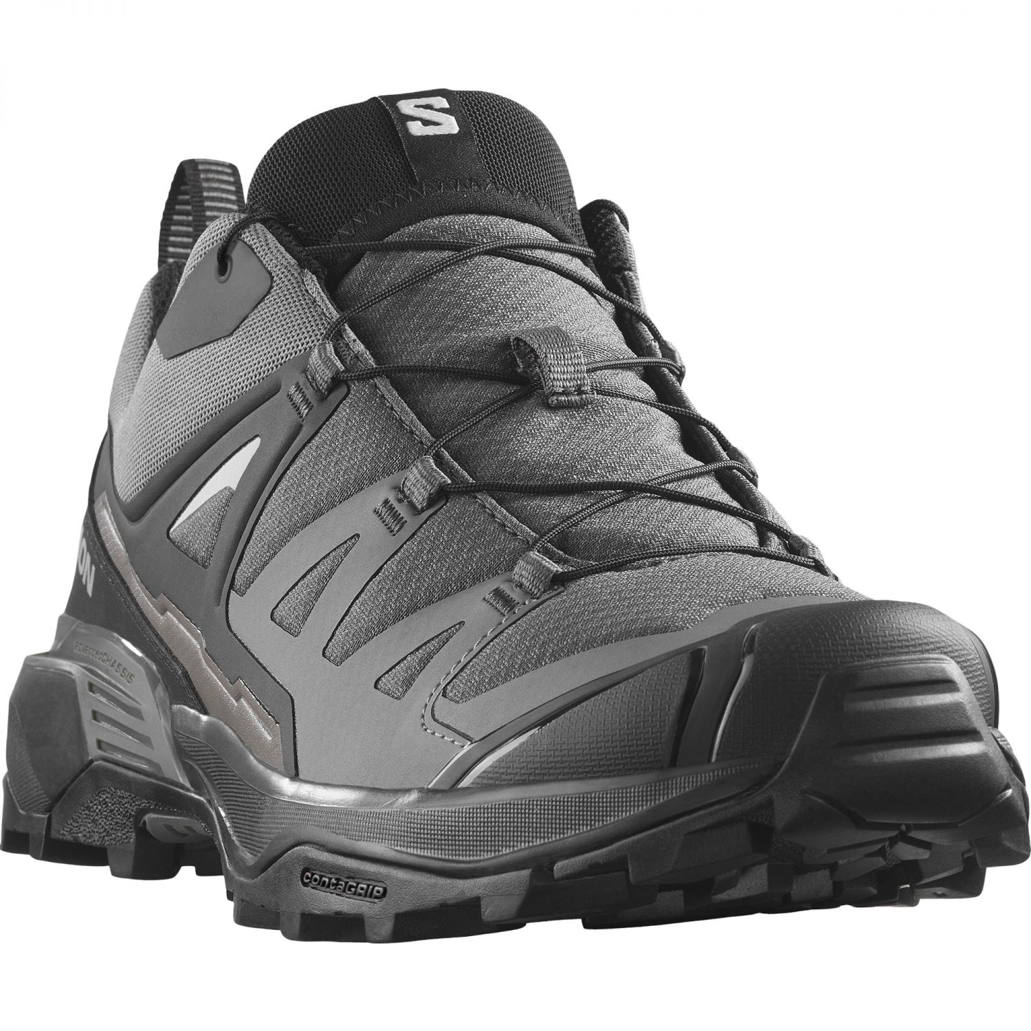 Salomon X Ultra 360, sapatos de caminhada, homens, preto/prata