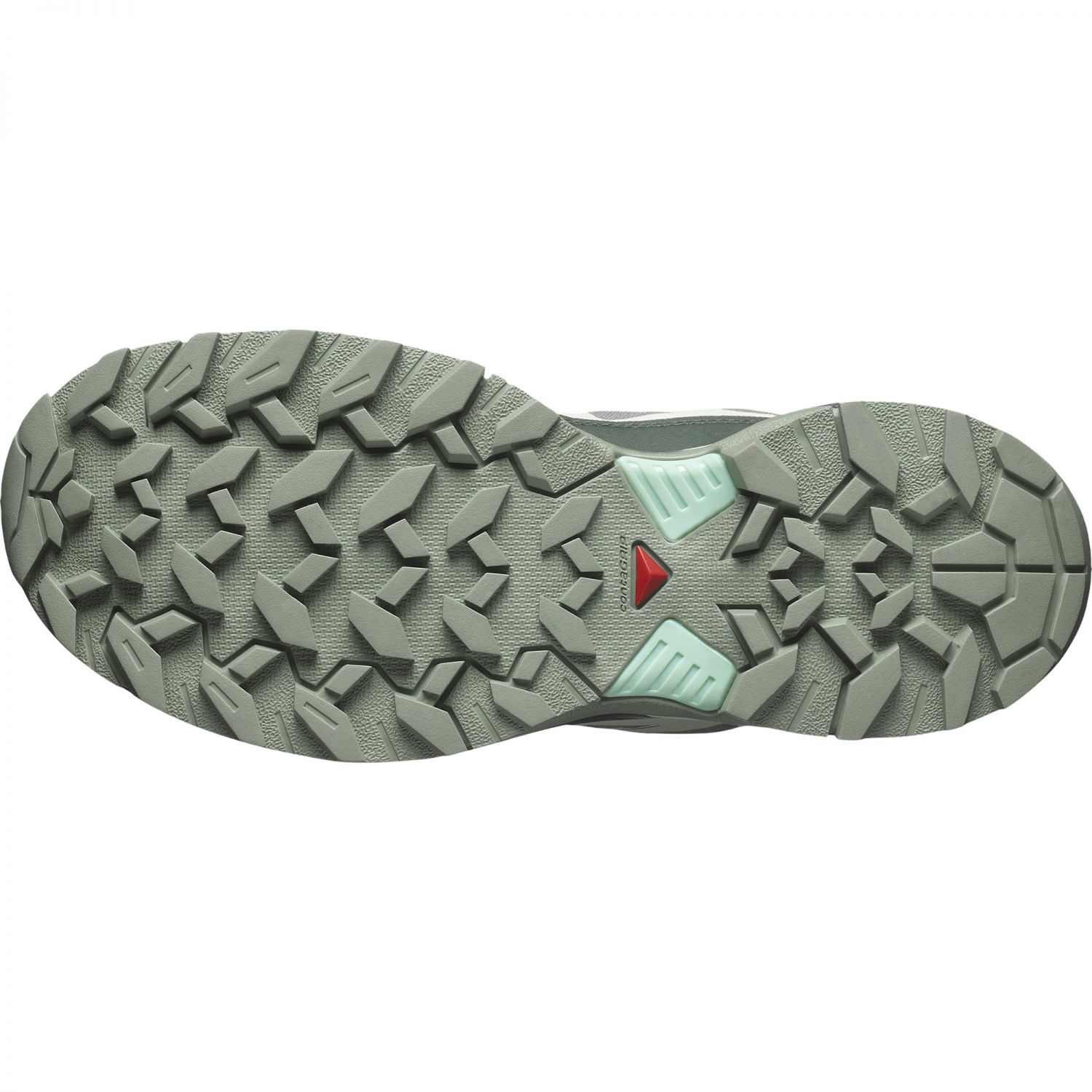 Salomon X Ultra 360, sapatos de caminhada, mulheres, verde