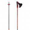 Salomon X10 Ergo S3, bâtons de ski, noir/rouge